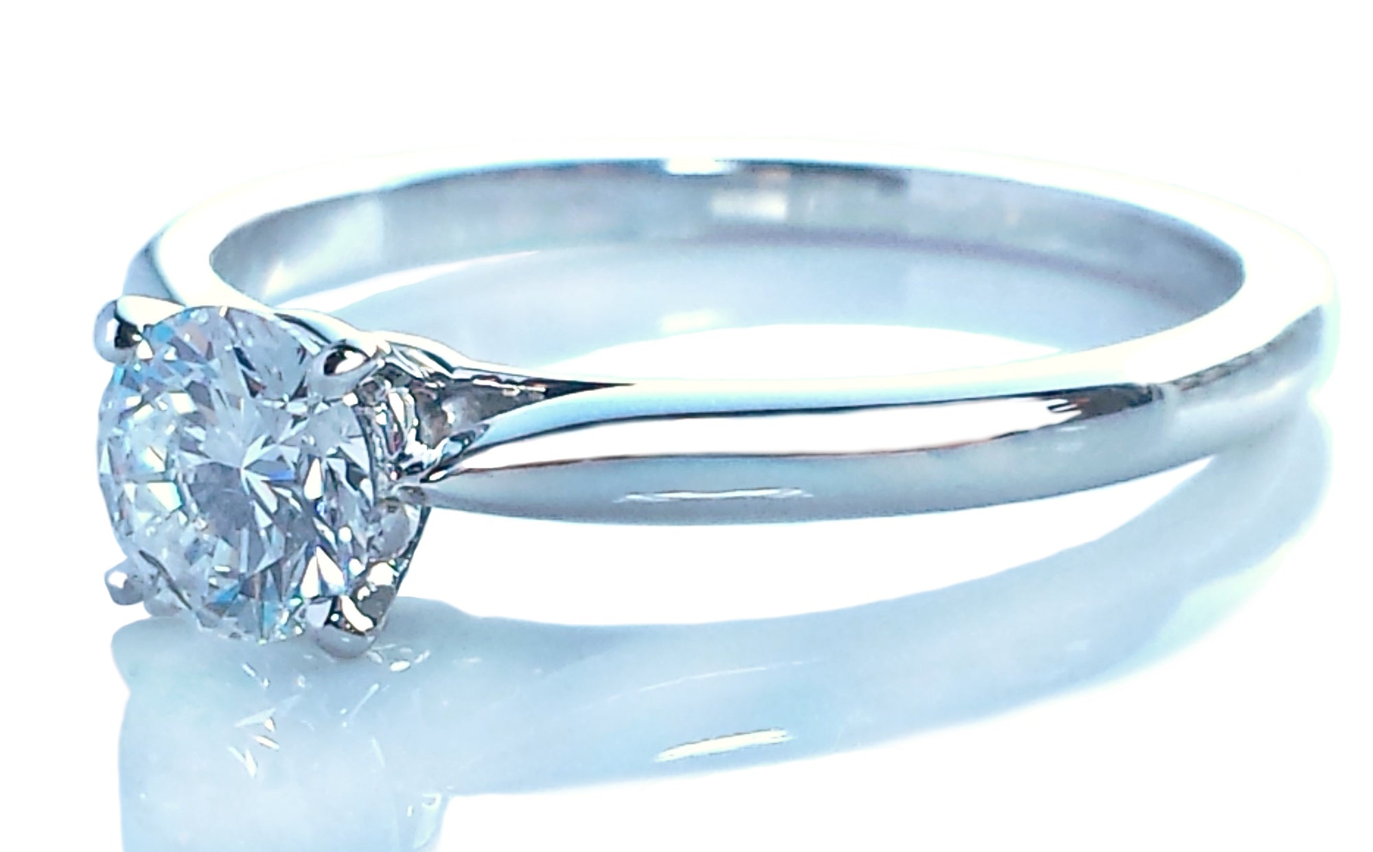 Cartier 0.50ct G/VS2 Round Brilliant Cut '1895' Diamond Engagement Ring