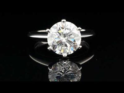 Tiffany & Co. 2.56ct E/VS1 Triple XXX Round Brilliant Cut Diamond Engagement Ring video