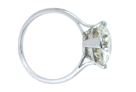 Original Art Deco 3.75ct M/VS2 Old European Brilliant Cut Diamond Engagement Ring - Bloomsbury Manor Ltd