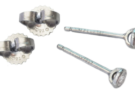 Tiffany & Co. 0.16ct Diamonds by the Yard Platinum Earrings - Bloomsbury Manor Ltd