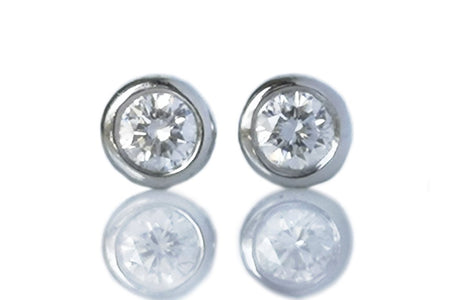 Tiffany & Co. 0.16ct Diamonds by the Yard Platinum Earrings - Bloomsbury Manor Ltd