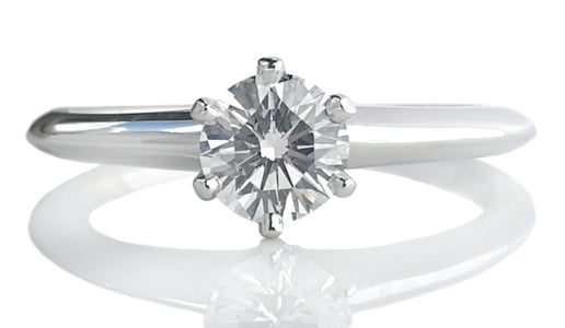 Tiffany & Co. 0.38ct G/VS Round Brilliant Diamond Engagement Ring - Bloomsbury Manor Ltd