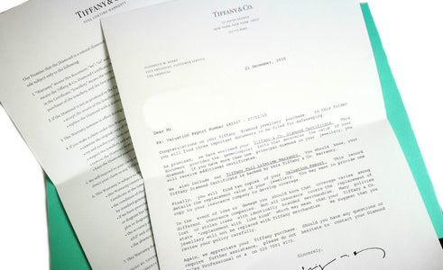 Tiffany & Co. 0.44ct Triple XXX I/VS1 Round Brilliant Engagement Ring - Bloomsbury Manor Ltd