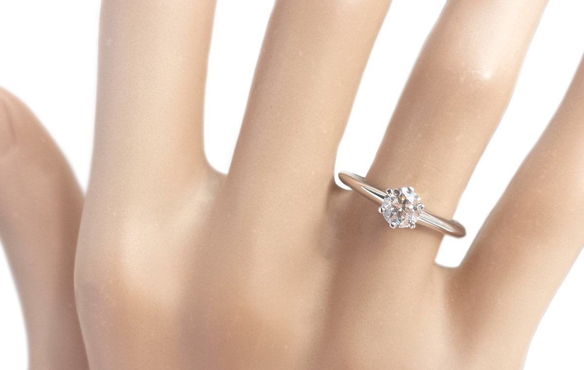 Tiffany & Co. 0.46ct H/VS1 Round Brilliant Diamond Engagement Ring - Bloomsbury Manor Ltd