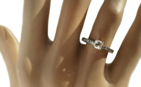 Tiffany & Co. 0.49tcw I/IF 'Novo' Diamond Engagement Ring - Bloomsbury Manor Ltd