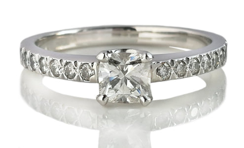 Tiffany & Co. 0.49tcw I/IF 'Novo' Diamond Engagement Ring - Bloomsbury Manor Ltd