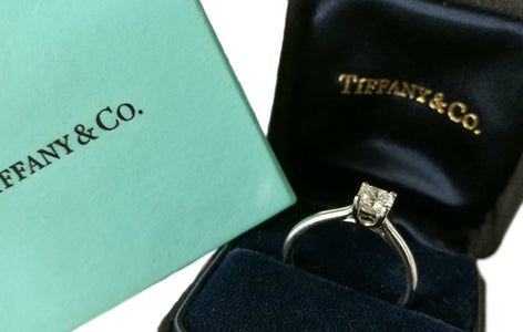 Tiffany & Co. 0.52ct H/VS1 Lucida Diamond Engagement Ring - Bloomsbury Manor Ltd
