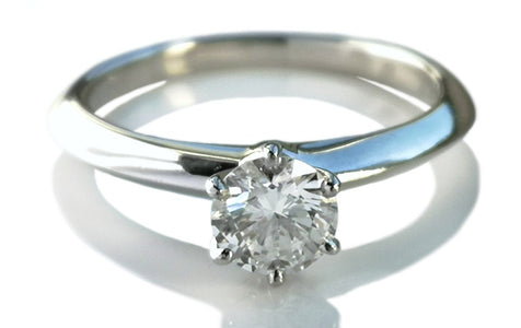 Tiffany & Co. 0.52ct Triple XXX H/VVS2 Round Brilliant Diamond Engagement Ring - Bloomsbury Manor Ltd