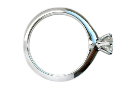 Tiffany & Co. 0.52ct Triple XXX H/VVS2 Round Brilliant Diamond Engagement Ring - Bloomsbury Manor Ltd