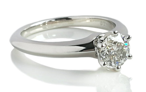 Tiffany & Co. 0.70ct I/VVS2 Triple XXX Round Brilliant Diamond Engagement Ring - Bloomsbury Manor Ltd