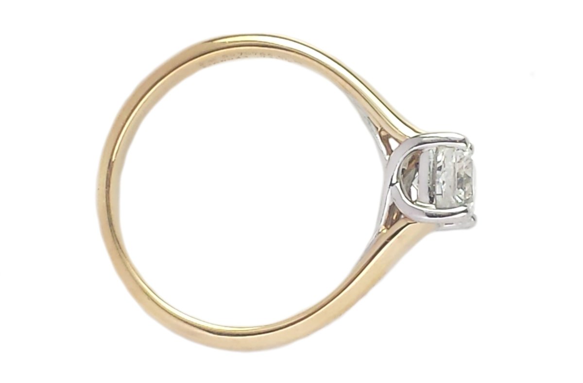 Tiffany & Co. 0.73ct G/VS Lucida Diamond & 18K Gold Engagement Ring - Bloomsbury Manor Ltd