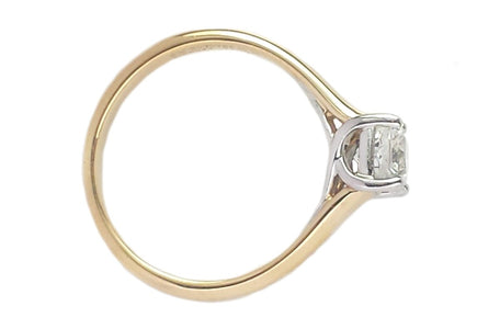 Tiffany & Co. 0.73ct G/VS Lucida Diamond & 18K Gold Engagement Ring - Bloomsbury Manor Ltd