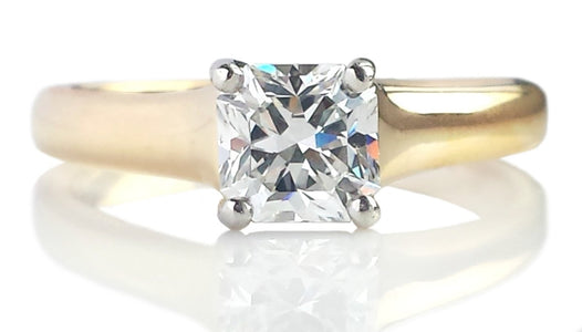 Tiffany & Co. 0.73ct G/VS Lucida Diamond & 18K Gold Engagement Ring - Bloomsbury Manor Ltd
