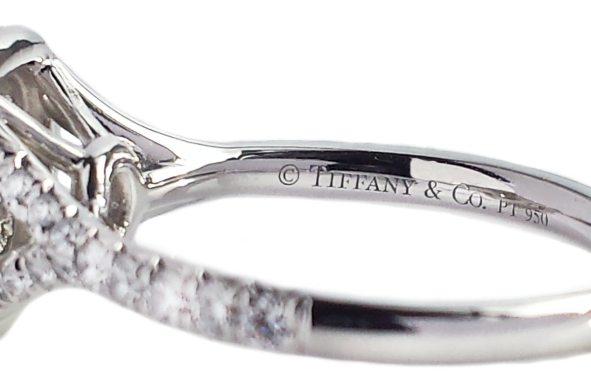 Tiffany & Co. 0.86tcw E/VVS2 Soleste Diamond Engagement Ring - Bloomsbury Manor Ltd