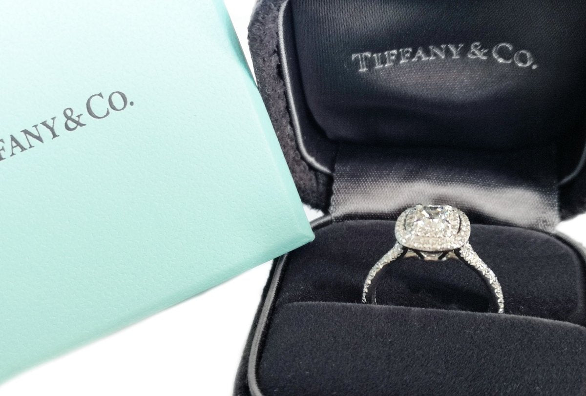Tiffany & Co. 0.86tcw E/VVS2 Soleste Diamond Engagement Ring - Bloomsbury Manor Ltd