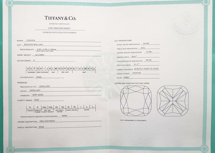 Tiffany & Co. 0.86tcw E/VVS2 Soleste Diamond Engagement Ring - Bloomsbury Manor Ltd