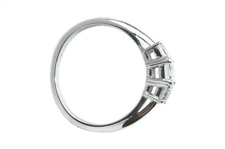 Tiffany & Co. 1.70tcw F/VVS2/VS1 Emerald Cut 3 - Stone Diamond Engagement Ring - Bloomsbury Manor Ltd