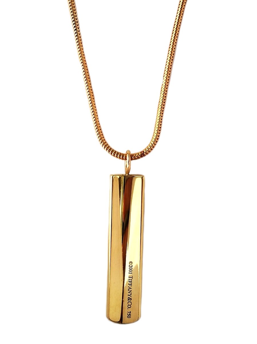 Tiffany & Co 1837 18k Yellow Gold Pendant Necklace 18in | Premium
