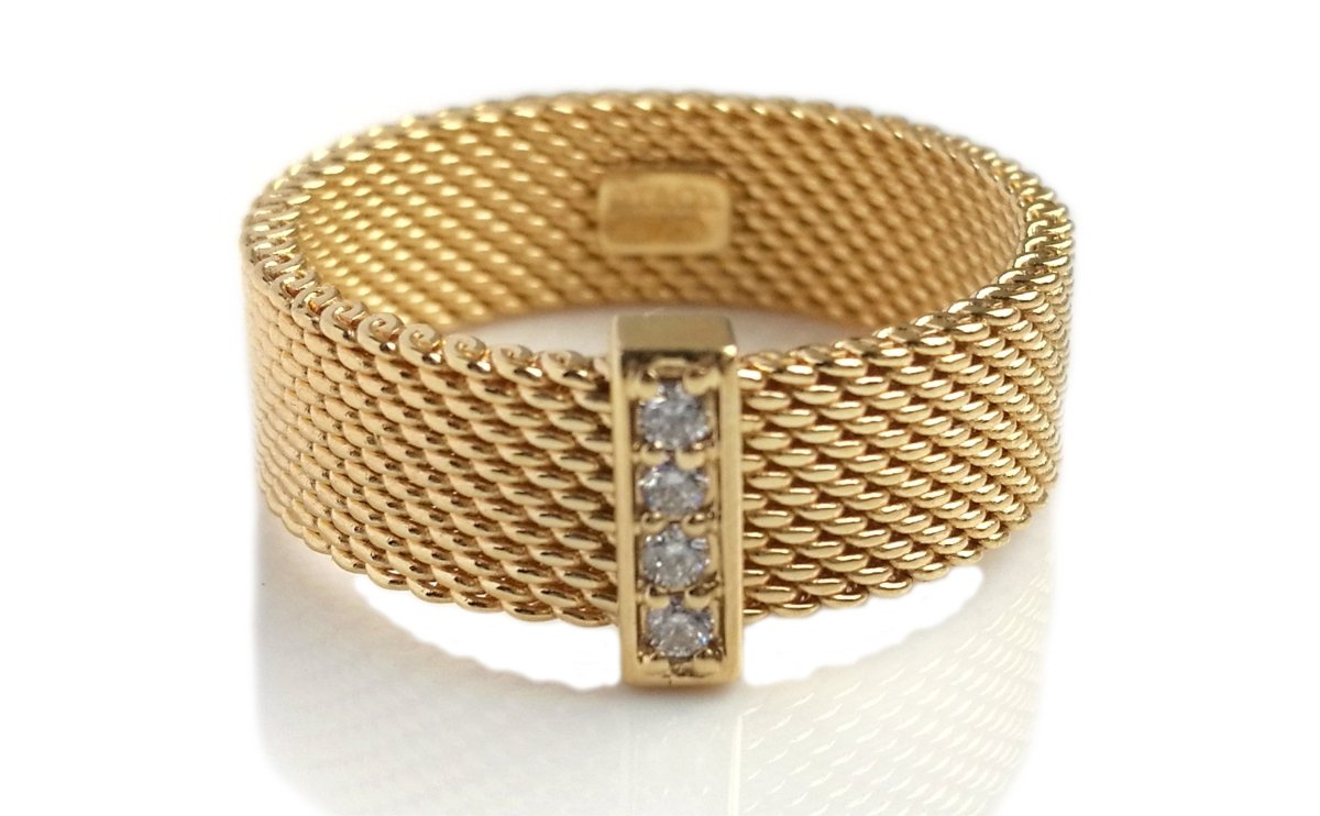 Yellow Gold Tiffany And Co Ring Prices Tiffany T Wide Ring In 18K