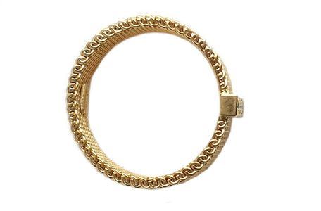 Tiffany & Co. 18k Yellow Gold & Diamond Somerset Ring, Size R / 8.75 - Bloomsbury Manor Ltd