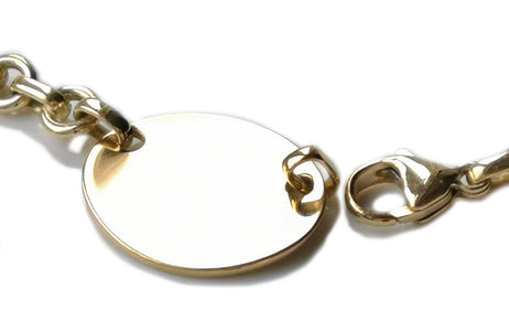 Tiffany & Co. 18K Yellow Gold Oval Return To Necklace 15.5" RRP £8350 - Bloomsbury Manor Ltd
