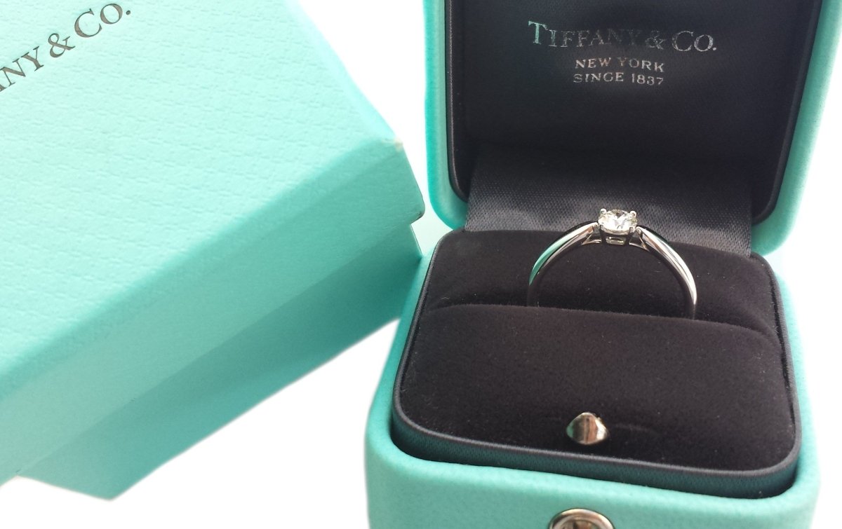 Tiffany & Co .26ct Triple XXX I/VS1 Harmony Round Brilliant Diamond Engagement Ring - Bloomsbury Manor Ltd