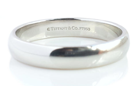 Tiffany & Co. 4.5mm Men's Wedding Band, Size U½ - Bloomsbury Manor Ltd
