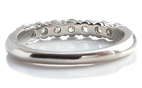 Tiffany & Co .57ct 3mm Diamond Embrace Wedding Band Ring - Bloomsbury Manor Ltd