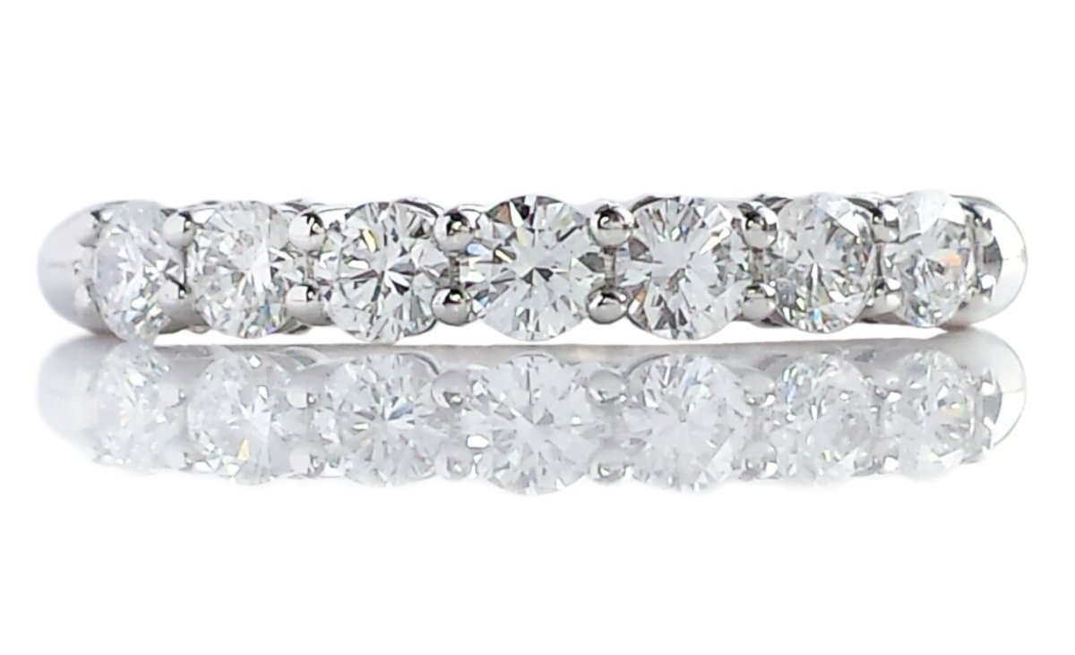 Tiffany & Co .57ct 3mm Diamond Embrace Wedding Band Ring - Bloomsbury Manor Ltd