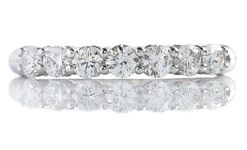 Tiffany & Co .57ct 3mm Diamond Embrace Wedding Band Ring - Bloomsbury Manor Ltd