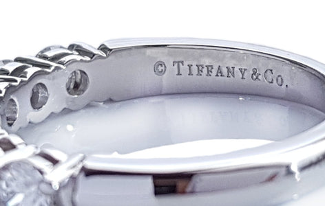 Tiffany & Co Embrace 3.5mm .91ct Round Brilliant Diamond Wedding Band Ring - Bloomsbury Manor Ltd