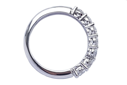 Tiffany & Co Embrace 3.5mm .91ct Round Brilliant Diamond Wedding Band Ring - Bloomsbury Manor Ltd