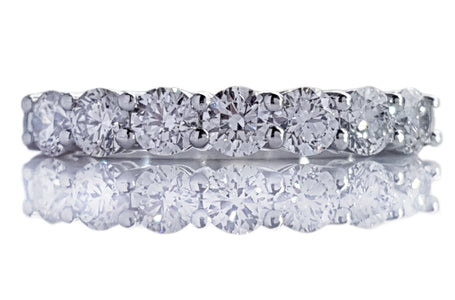 Tiffany & Co Embrace 3.5mm .91ct Round Brilliant Diamond Wedding Band Ring - Bloomsbury Manor Ltd