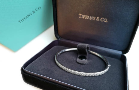 Tiffany & Co. Metro 3 - Row Diamond Bracelet in 18K White Gold, RRP £10,900 - Bloomsbury Manor Ltd