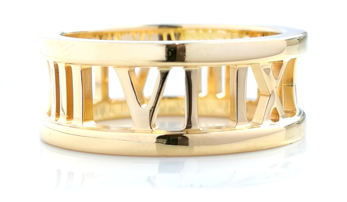 Tiffany & Co. Open Atlas Ring in 18k Yellow Gold - Bloomsbury Manor Ltd