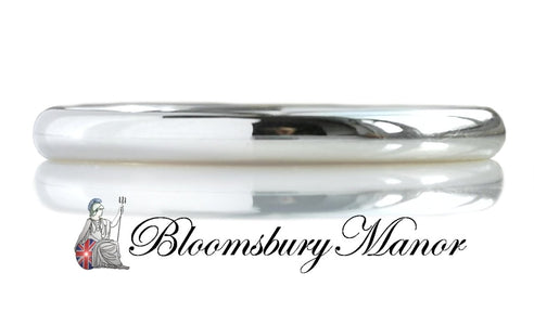 Tiffany & Co Platinum Classic 2mm Wedding Band RRP £785 - Bloomsbury Manor Ltd