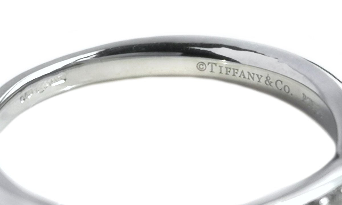Tiffany Harmony Bead Set .23ct Diamond Ring SZ J RRP £2125 - Bloomsbury Manor Ltd