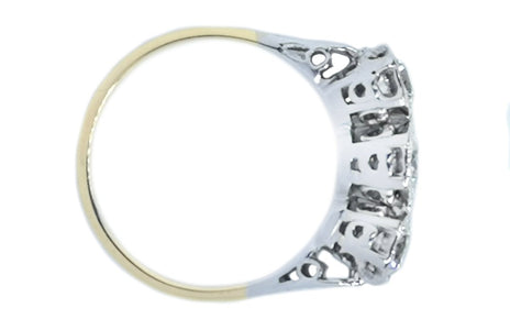 Vintage 1950s 1.40tcw G/VS 3 - Stone Diamond Engagement Ring - Bloomsbury Manor Ltd