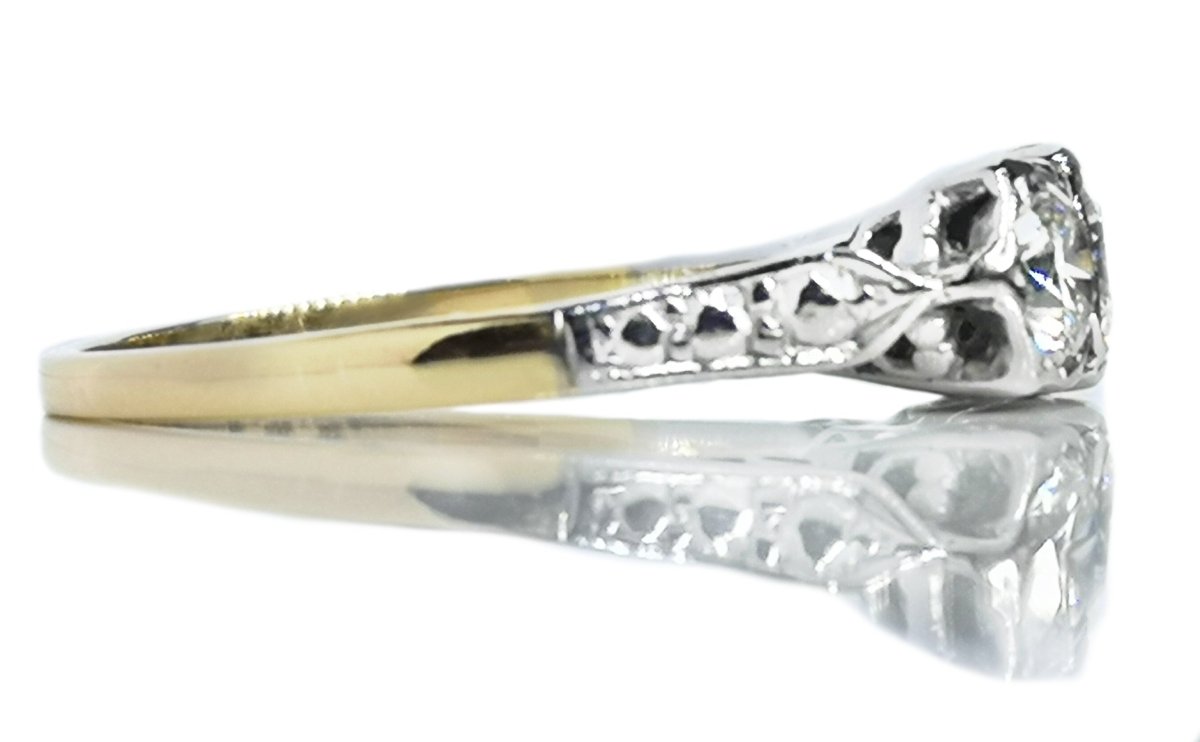 Vintage 1950s 1.40tcw G/VS 3 - Stone Diamond Engagement Ring - Bloomsbury Manor Ltd