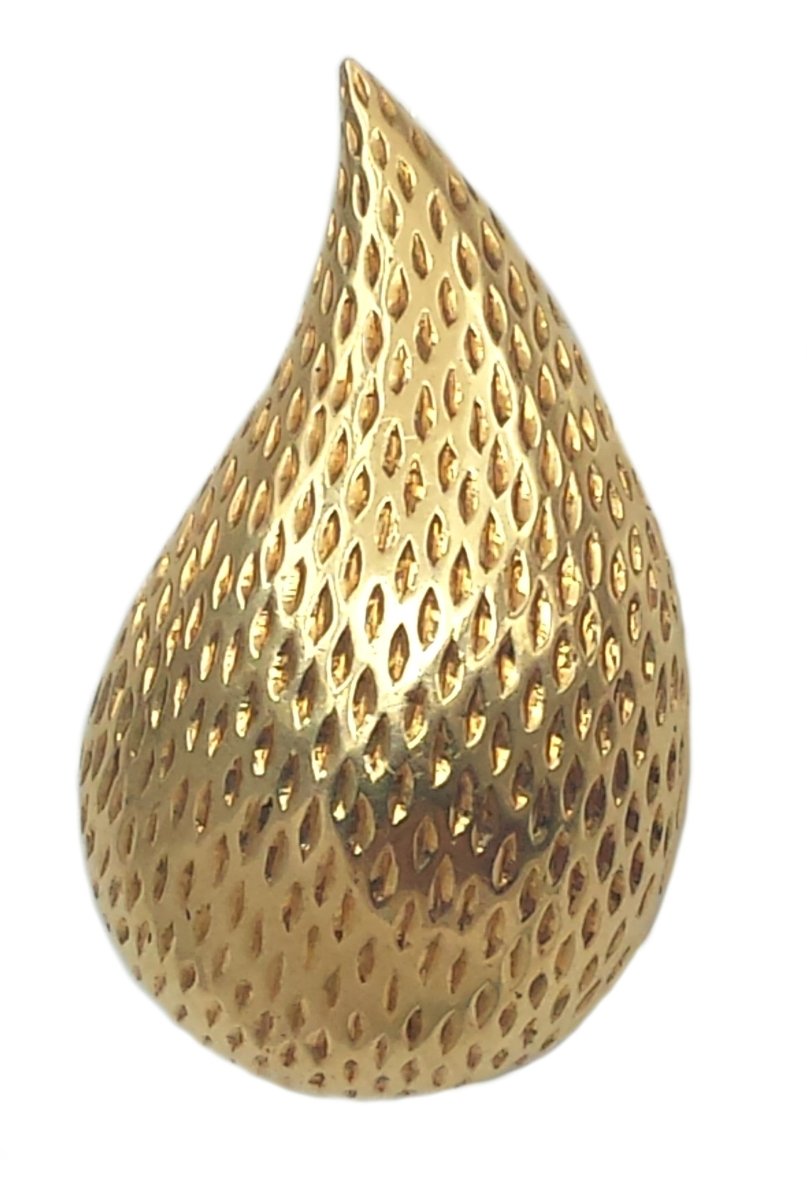 Vintage 1960s Tiffany & Co. 18k Yellow Gold Teardrop Brooch - Bloomsbury Manor Ltd