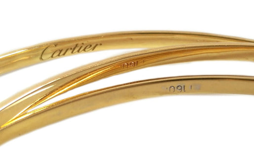 Vintage 1980s Cartier Trinity 18k Yellow Gold Bracelet 24.7grams - Bloomsbury Manor Ltd