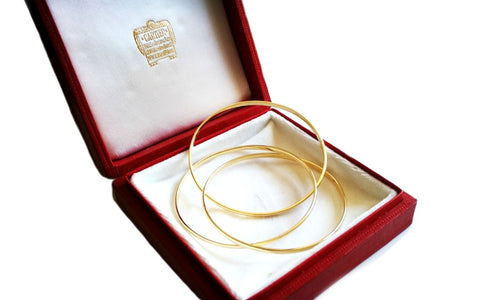 Vintage 1980s Cartier Trinity 18k Yellow Gold Bracelet 24.7grams - Bloomsbury Manor Ltd