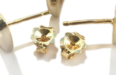 Vintage 1990s 18k Gold Parentesi Earrings - Bloomsbury Manor Ltd