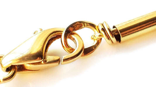 Vintage Cartier Toison D'Or Golden Fleece 18k Yellow Gold Pendant Necklace 18in - Bloomsbury Manor Ltd