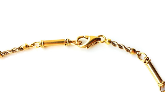 Vintage Cartier Toison D'Or Golden Fleece 18k Yellow Gold Pendant Necklace 18in - Bloomsbury Manor Ltd