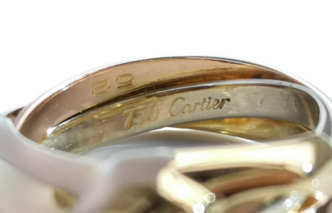 Vintage Cartier Trinity Panthere Emerald & 18K Gold Ring - Bloomsbury Manor Ltd