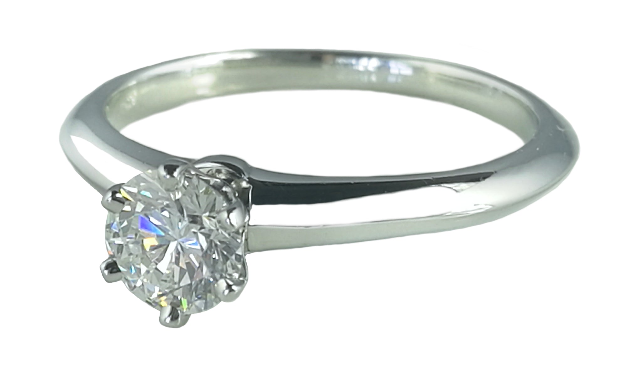 Tiffany & Co. 0.55ct E/VS1 Round Brilliant Diamond Engagement Ring