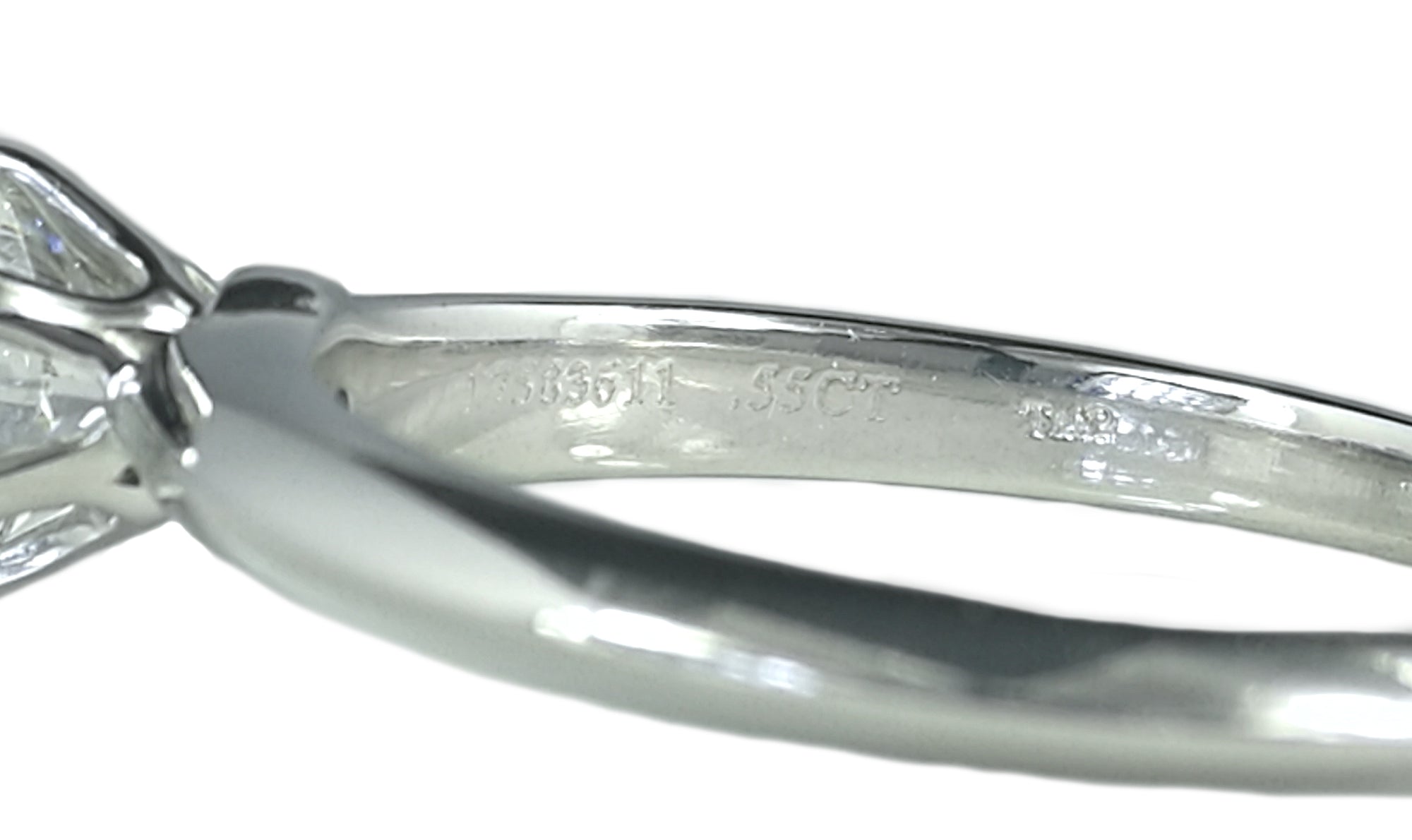 Tiffany & Co. 0.55ct E/VS1 Round Brilliant Diamond Engagement Ring