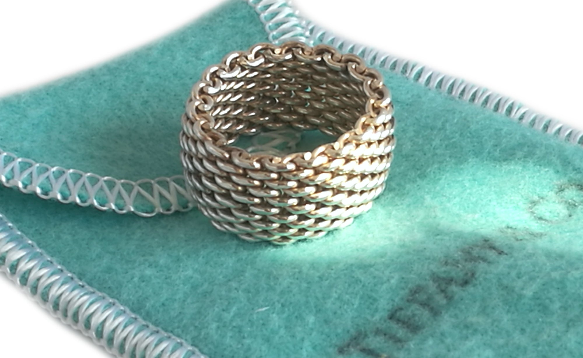 Tiffany & Co. Somerset Woven Ring, Size K
